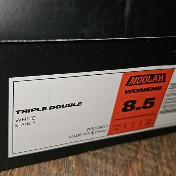 Moolah Women's Triple Double White House Basketball Shoes New Size 8.5 NWB WNBA - Picture 10 of 12